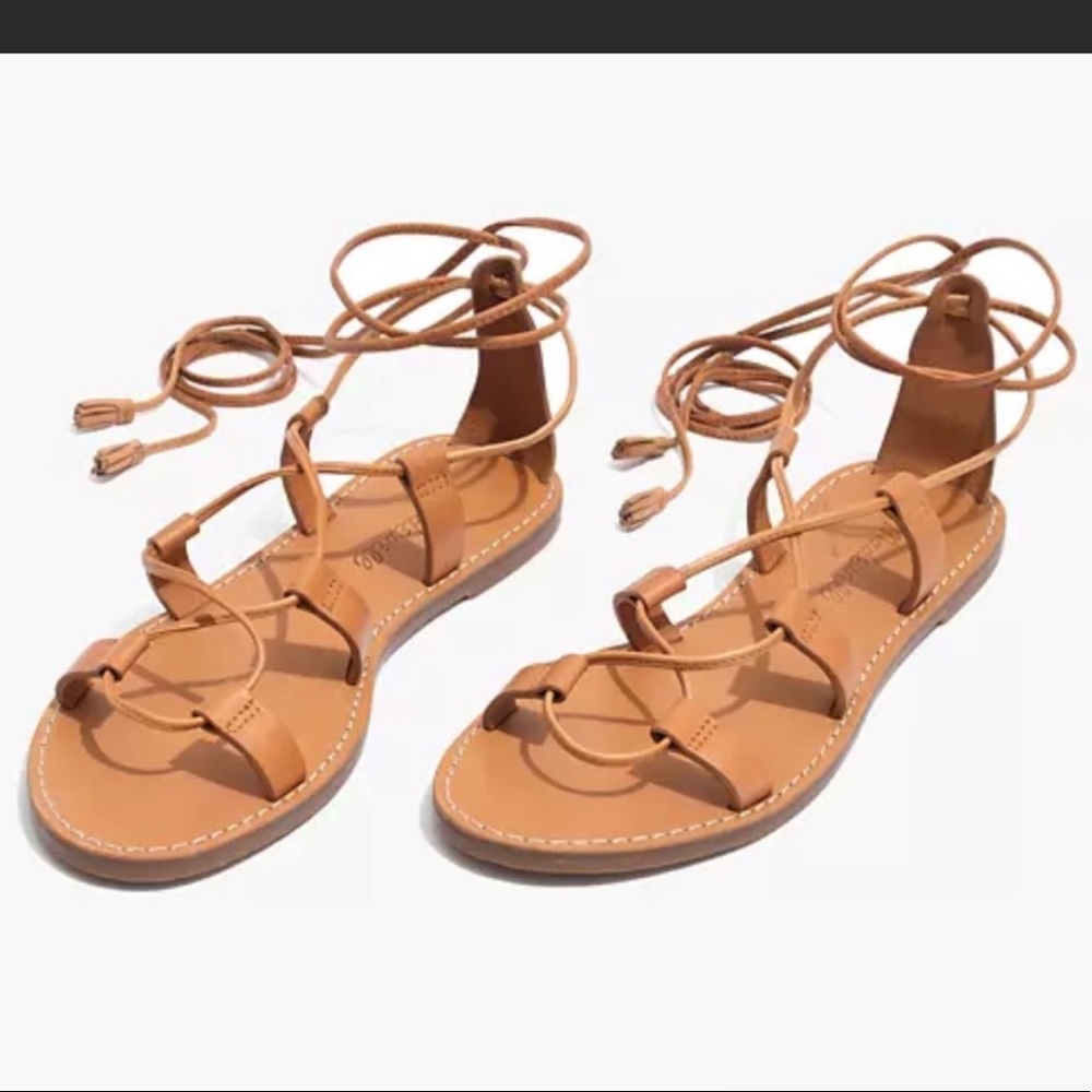 Madewell Boardwalk Lace Up Gladiator Sandal